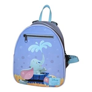 Loungefly × Disney • Dumbo Bath Time Mini Backpack [9" X 10.5" X 4.5"]